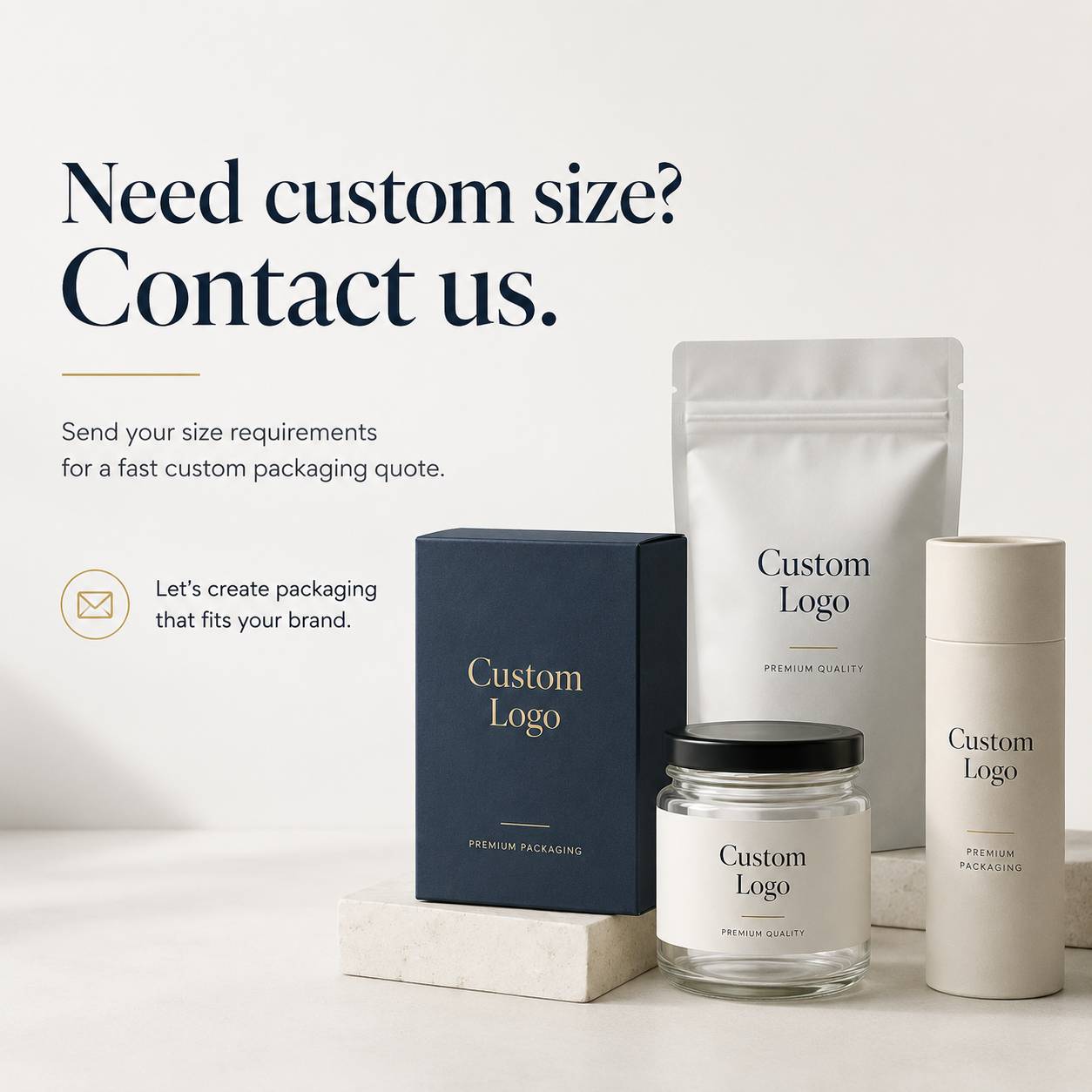 low MOQ custom packaging
